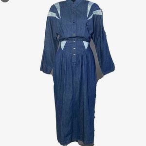 Vintage Avon Fashion Jean Dress